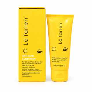ضدآفتاب Spf50 پوست چرب لافارر