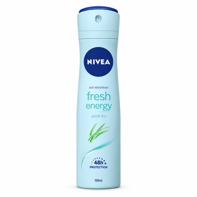 اسپری  ضد تعریق زنانه نیوا Fresh Energy حجم 150 میل