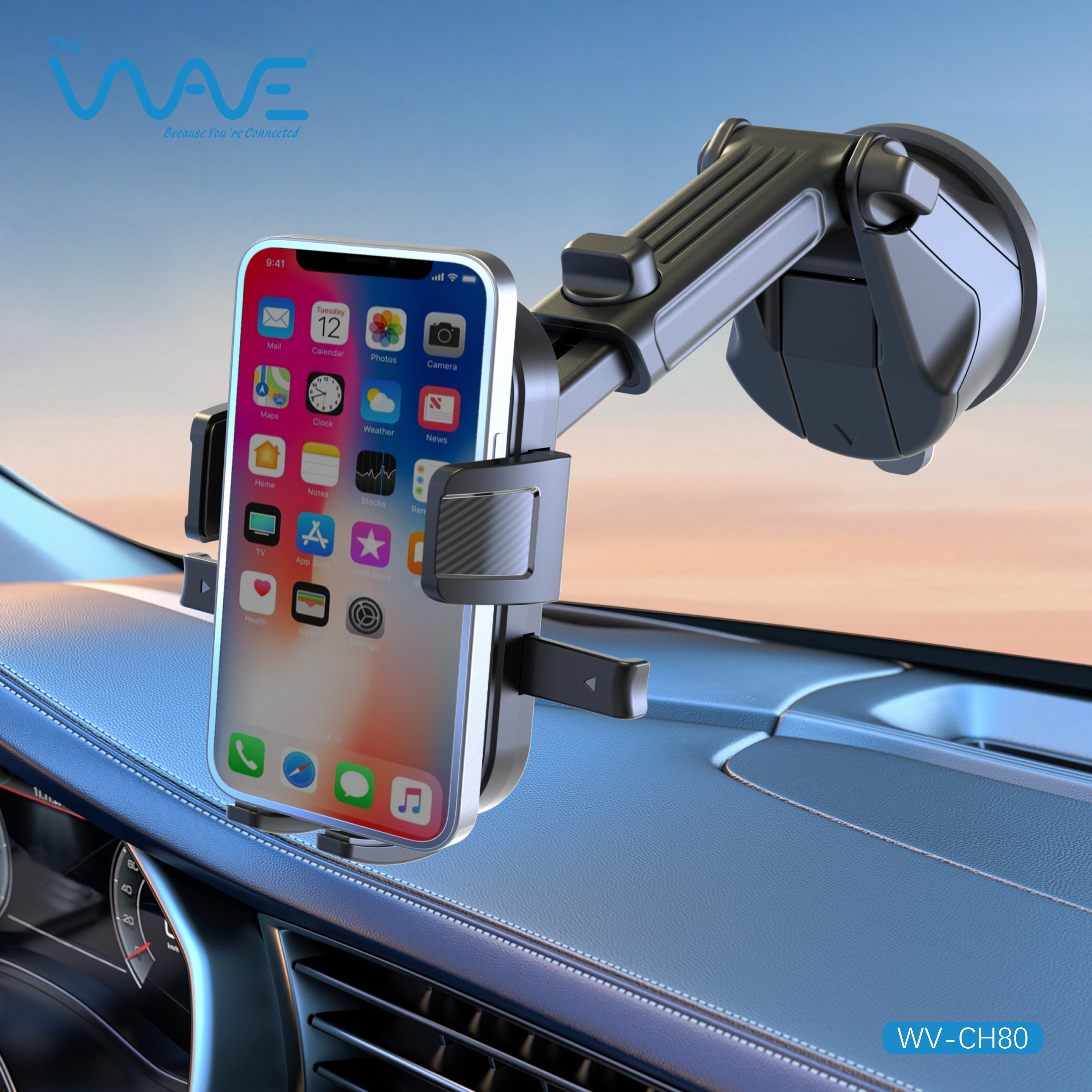 هولدر ویو با پایه مکنده مخصوص خودرو مدل CH80