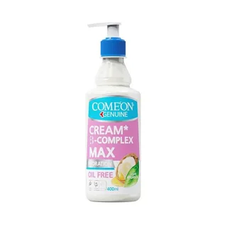 کرم مرطوب کننده کامان Comeon مدل oil free حجم 400 میلی لیتر