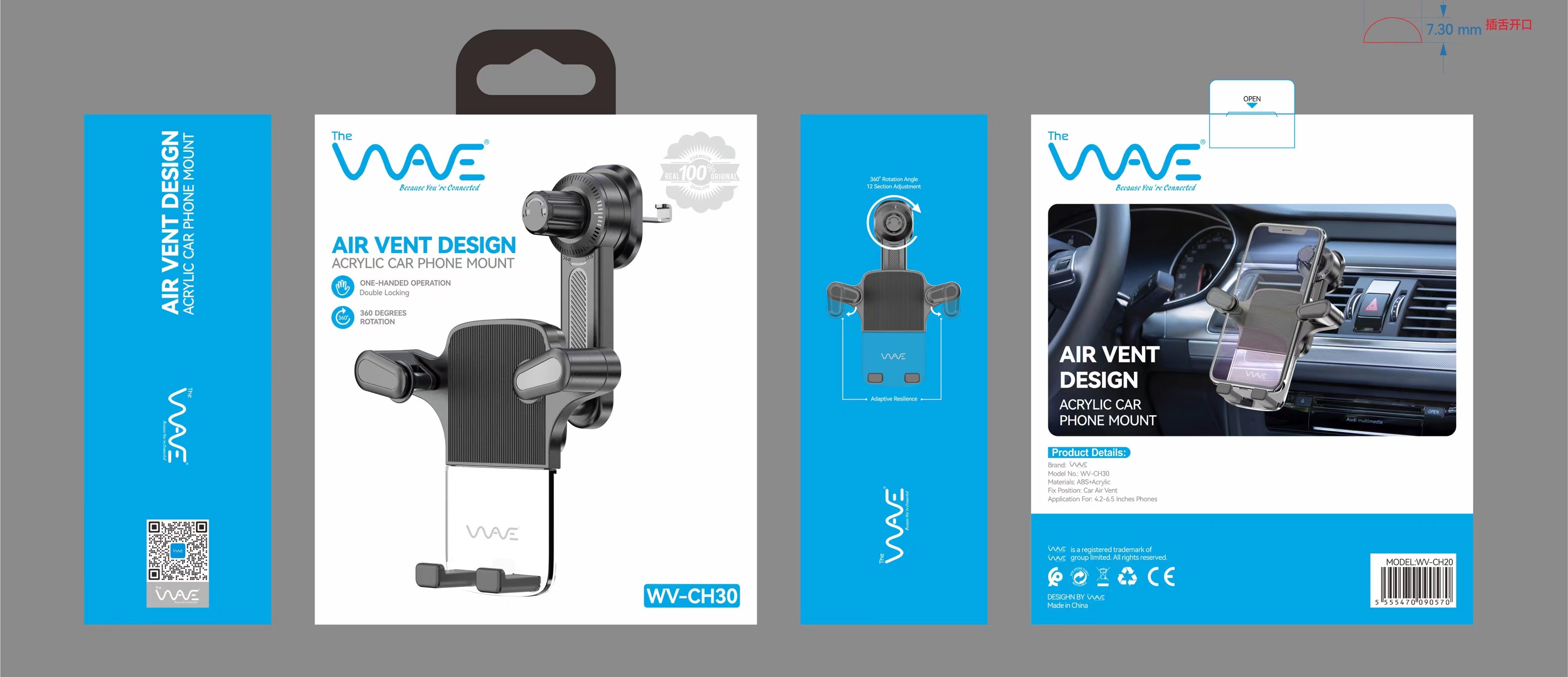 هولدر ویو مخصوص دریچه هوا خودرو مدل CH30