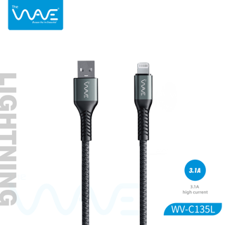 کابل لایتنینگ ویو مدل C135L طول ۱ متر با روکش بسیار مقاوم