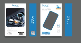شارژر فندکی ویو با پورت USB و تایپ C مدل CA004