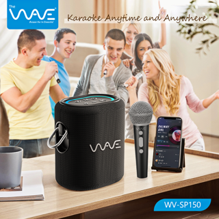 مینی اسپیکر مهمانی Wave RDX با توان ۲۵ وات - ۱ میکروفون SP150